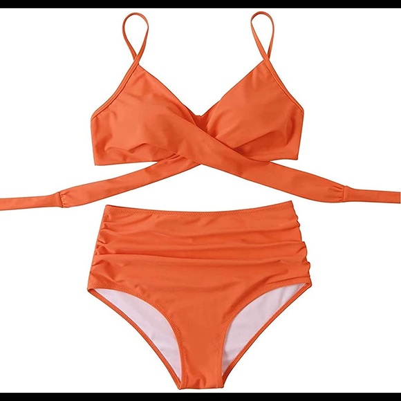 Other - Women 2 Piece Swimsuits High Waisted Tummy Control Bikini Set
